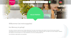 Desktop Screenshot of de.meinungsplatz.net